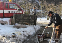 희마아파트급수시설 | 산골 급수시설 꽁꽁..충북 식수난 가중