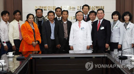 대전의료관광協, 캄보디아 방문단 건강검진 실시