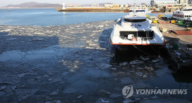 여객선 운항 통제된 인천연안여객터미널