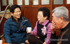 김문수, 최북단 대성동 마을 주민과 1박2일