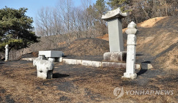 화재 발생한 경기도 용인 채제공 선생 묘