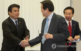 김무원 원내대표와 김성회 의원