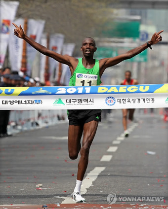 대구국제마라톤 송고카 우승