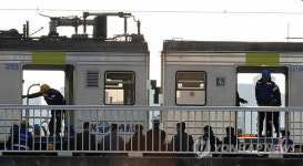 분당선 전동차 탈선