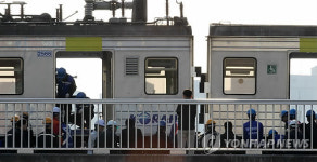 분당선 전동차 탈선