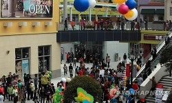 노천 쇼핑몰 롯데몰 이시아폴리스 가보니