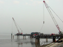 北-中 신압록강대교 건설 본격화