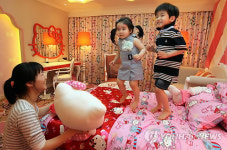 롯데호텔제주 와! 헬로키티룸이다