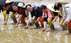 법무부, 농협 모내기 일손돕기