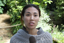 해우소 가는 길 출품한 황지해씨