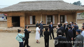 복원된 월남 이상재 선생 생가지