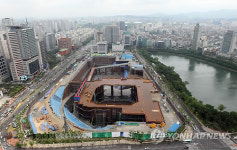 123층 롯데수퍼타워 기초공사 개시...세계 4번째 규모