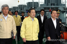 맹형규 장관, 가양빗물펌프장