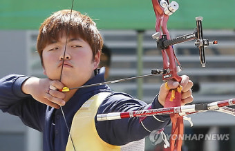 -양궁월드컵- 김우진·기보배 예선 1위