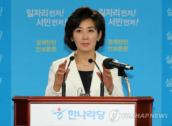 나경원, 한나라 당대표 경선 출마선언