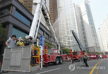 해운대 초고층건물 인명구조훈련