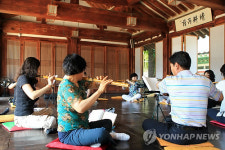 무더위속 대금 삼매경