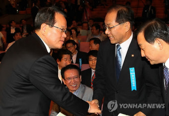 정의화 비대위원장과 황우여 원내대표