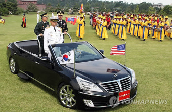 연합사령관 환송 의장행사