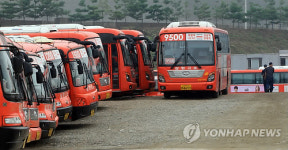 멈춰선 인천-서울 광역버스
