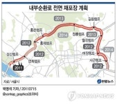 <그래픽> 내부순환로 전면 재포장 계획