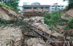 전남 산사태 붕괴위험 48곳..인명피해 우려