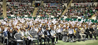 장충체육관 꽉 채운 반공시민