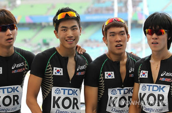 <2011 육상>男 1,600ｍ 계주 한국新 주역들