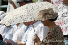 무더위 기승..뜨거운 태양열