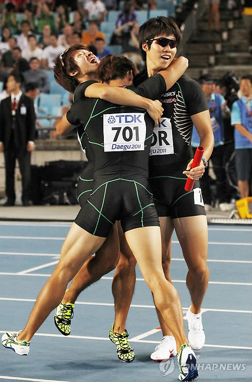 한국 남자 400m 계주팀, 2025 U대회서 38초50 기록으로 우승!