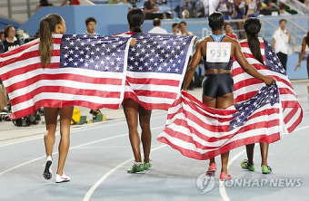 한국 육상, 역사적인 첫 400m 계주 우승 기록 세워