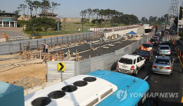 곳곳 도로공사 교통지옥 수원시내