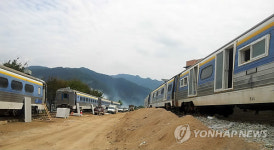 화천군, 테마펜션열차 설치공사 한창