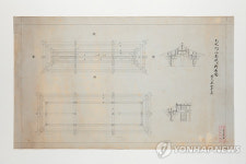 1925년에 제작된 광화문 도면