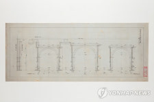 1925년에 제작된 광화문 도면