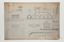 1923년 화성 화홍문 수리복원 도면