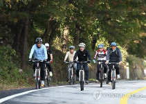 괴산 새재 자전거길 이달말 완공