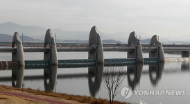 모습 드러낸 승촌보
