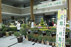 원주교도소, 시청로비에서 국화 전시회