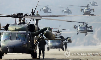 '병력 증원 헬기, 백령도 도착!'