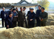 농장 시찰하는 최영림 총리