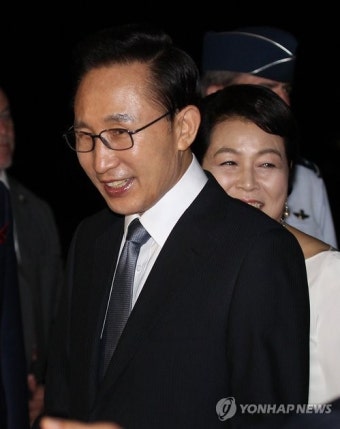 李대통령, 하와이 도착