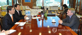 스벤 호트 교수 만나는 박원순 시장