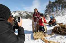 대관령 눈꽃마을에서 겨울 추억 만들어요