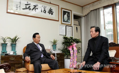 정몽준, YS 예방
