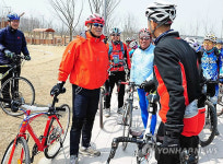 최광식 장관  아라 자전거길 사전 체험