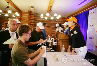 박세리 유소연, 위스콘신 블랙울프런에서 US 여자오픈 기자회견