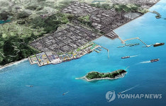 서산 대산항 개발계획 조감도