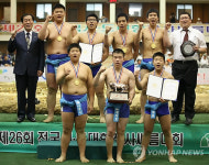 백암中, 제26회 전국시도대항 장사씨름대회 중등부 우승
