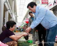 정몽준 철원 와수시장 방문